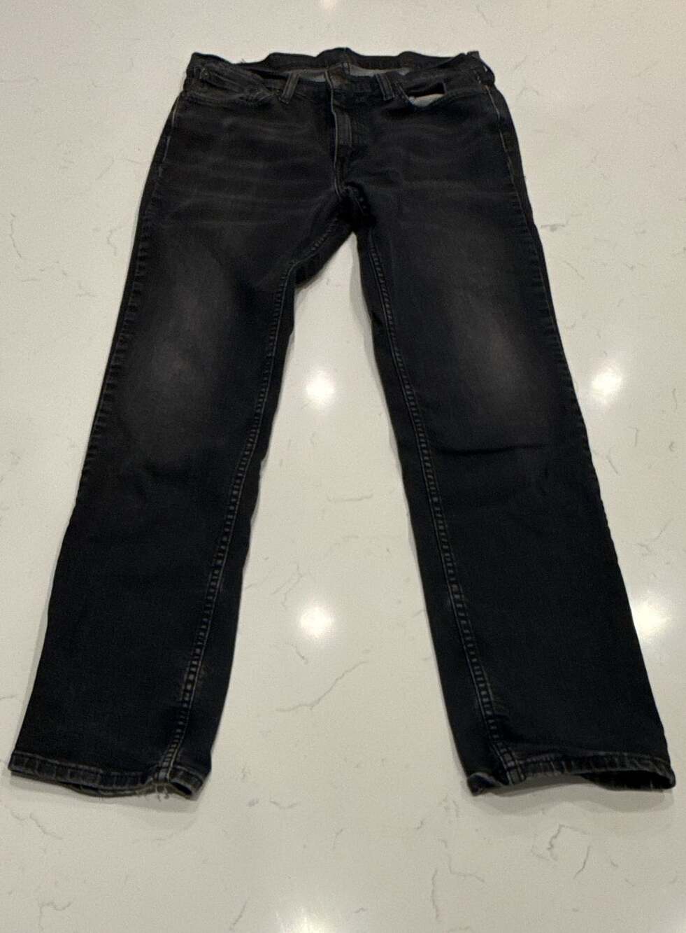 Levis 511 Slim Jeans Size 33x32 Black Denim